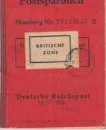 Brit. Zone/BRD - Werl (Kr. Soest) 1947 Postsparbuch