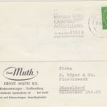 BRD - Dt. Camping Ausstellung Masch.werbestempel Karte Essen 1960