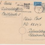 BRD - "Alle sollen besser leben" Masch.werbestempel Düsseldorf 1953
