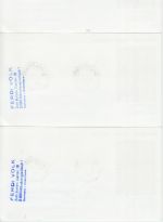 Guernsey - Weihnachten 1985 3 Lufthansa Erstflugbelege Eindhoven - FFM 1987