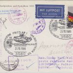 BRD/Postkrieg - 80 Pfg 40 J. Vertreibung Lupo-karte i.d. UdSSR SST Fritzlar 1986