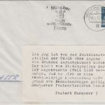 BRD/Postkrieg - 100 Pfg. Brandenburger Tor Brief i.d. UdSSR München Moskau 1972