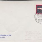BRD - Helikopterpost Bamberg Michelau 1981 SST Brief n. Berlin