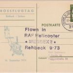 BRD - Helikopterpost RAF Helicopter Wessex 2 Lüchow Rehbeck 1973