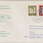 BRD - Eisnotluftpost 1963 Helicopter Luftbrücke Schmuckkuvert Hooge