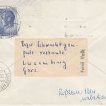 BRD/Postkrieg 2x20 Pfg. Vertreibung u.a. Brief i.d. DDR Norweg. Schiffspost 1966