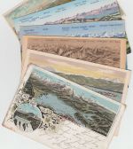 Bayern/AT/CH - Bodensee 6 Panoramakarten ex 1896/ca. 1925