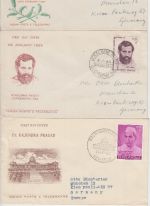 Indien - 8 FDC ex 1958/1977
