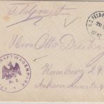 DR - Etappen-Kraftwagenpark Nr. 3 Briefstpl. Feldpostbrief Fp.Stat. 47 ca. 1915
