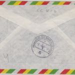 Bolivien - 2,80 P/2700 B. 25 J. Automobilclub Luftpostbrief LH-Erstflug 1969