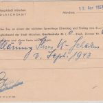 BRD - München 1952 Verkehrssünden/Stadtrat München 8 Pfg. AFS Ortskarte
