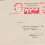 BRD - Hamburg-Altona 1955 Berufsgen. f. Fahrzeughaltungen 20 Pfg. AFS Brief