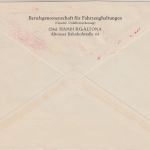 BRD - Hamburg-Altona 1955 Berufsgen. f. Fahrzeughaltungen 20 Pfg. AFS Brief