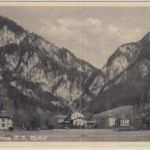 DR - Reichenau 1943 Handwerbstpl. Bergbahn Feldpostkarte n. Böbrach
