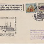 DDR - Halberstadt 1977 Postkutschenpost Schmuckkuvert + SST