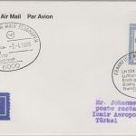 Berlin - 120 Pfg. Jugend/Radfahrer LH-Erstflug Frankfurt a/M - Izmir 1986