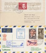 Musik - Ludwig van Beethoven 10 Belege u.a. (alle Welt) 1927/1983