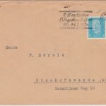 DR - Frankfurt a/M. 1932 11. Dt. Sägerbundesfest Masch.werbestpl. Drucksache
