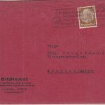 DR - Stuttgart 1938 34. Allg. Sängerfest Masch.werbestpl. Drucksache