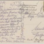 DR - Frankfurt a/M. 1932 11. Dt. Sängerbundesfest Masch.werbestpl. Karte