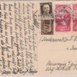 Italien - 2x20 C. Stradivari u.a. Karte Turin - Obermenzing 1938