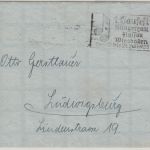 DR - 1. Gaufest Sängergau Nassau Masch.werbestpl. Brief Wiesbaden 1935