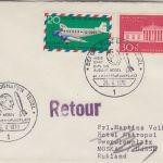BRD/Postkrieg - 20 Pfg. Luftpostverkehr Brief i.d. UdSSR SST Berlin Tegel 1970