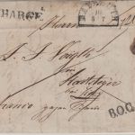 Bayern/Österreich - Bayreuth 1845 HKS Chargebrief n. Steyr L1 "BOC" - mit Inhalt