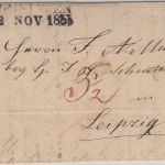 Thurn&Taxis - Meiningen 1833 L2 Portobrief n. Leipzig - mit Inhalt