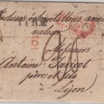 Thurn&Taxis - Frankfurt 1834 Muster ohne Wert n. FRANKREICH (Lyon) mit Inhalt