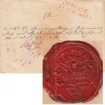 Thurn&Taxis - Coburg 1842 roter L2 Hofbrief n. ÖSTERREICH (Wien)