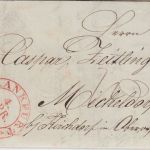 Thurn&Taxis - Frankfurt 1843 Grenzfrankobrief n. ÖSTERREICH (Micheldorf)