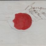 Thurn&Taxis - Kassel 1847 Francobrief n. FRANKREICH (Paris) verspätete Aufgabe