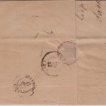 Sachsen - Leipzig 1843 Portobrief n. FRANKREICH (Beaume) Ra1 S.T.B. - mit Inhalt
