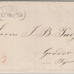 Sachsen - Leipzig 1839 Portobrief n. ÖSTERREICH (Gröden) - mit Inhalt