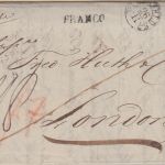 Preussen - Elberfeld 1834 K1 Portobrief n. ENGLAND (London) - mit Inhalt