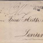 Preussen - Bremen 1835 Portobrief n. ENGLAND (London) - mit Inhalt