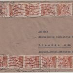 All.Bes./Währungsreform - 10x24 Pfg. Arbeiter Brief Hamburg 21.6.48 19-20