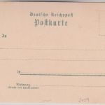 Schleswig-Holstein - Büchen Bahnhof Bismarck farb. Mehrbildlitho ca. 1895