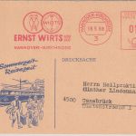 BRD - Hannover-Kirchrode 1968 10 Pfg. AFS Wirts KG Drucksache n. Osnabrück