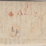 Kirchenstaat/Spanien - Rom 1820 Portobrief (9 Reales) n. Barcelona - mit Inhalt
