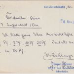 BRD - Bad Zwischenahn 1962 apt. Handwerbestpl. 10 Pfg. Ganzsache n. Ingolstadt