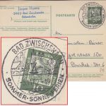 BRD - Bad Zwischenahn 1962 apt. Handwerbestpl. 10 Pfg. Ganzsache n. Ingolstadt