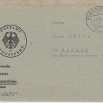 BRD - Augustfehn 1968 Postsache n. Bremen (Verteilung Wurfsendungen)