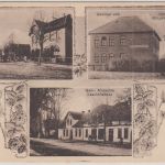 Niedersachsen - Neuenburg Geschäftshaus Schule etc. sw-Mehrbild-AK ca. 1910