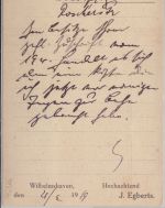 DR - 7 1/2+2 1/2 Pfg. Germania illustr. Firmenkarte Rüstringen - Leipzig 1919