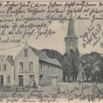 Niedersachsen - Esens Markt u. Kirche sw-AK gelaufen 1932