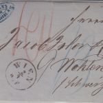 Österreich/Schweiz - Wien 1867 Portobrief n. Wohlen - mit Inhalt