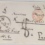 Österreich/Frankreich - Wien 1858 Portobrief n. Paris - ohne Inhalt