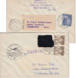 BRD/Postkrieg - 20 Pfg. Vertreibung u.a. Brief i.d. DDR München Ludwigslust 1967